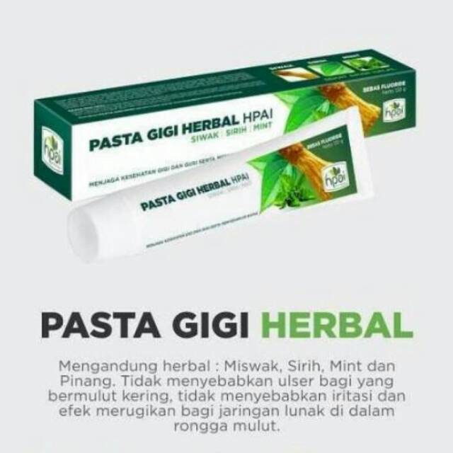 pasta gigi herbal hpai/hni