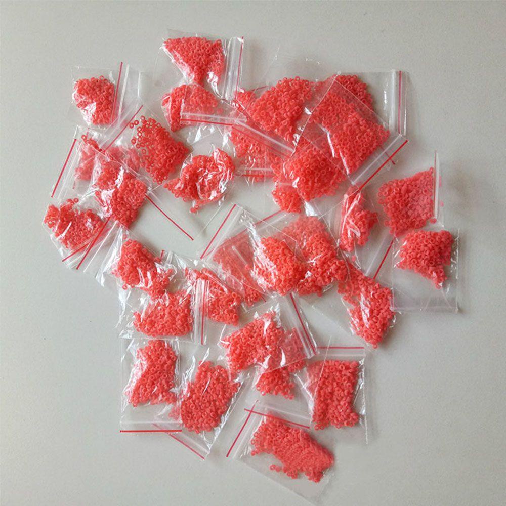 Chookyy 2600PCS =13bags Red Fish Tackle Rubber Bands High Quaility Artificial Tahan Lama Aksesoris Memancing