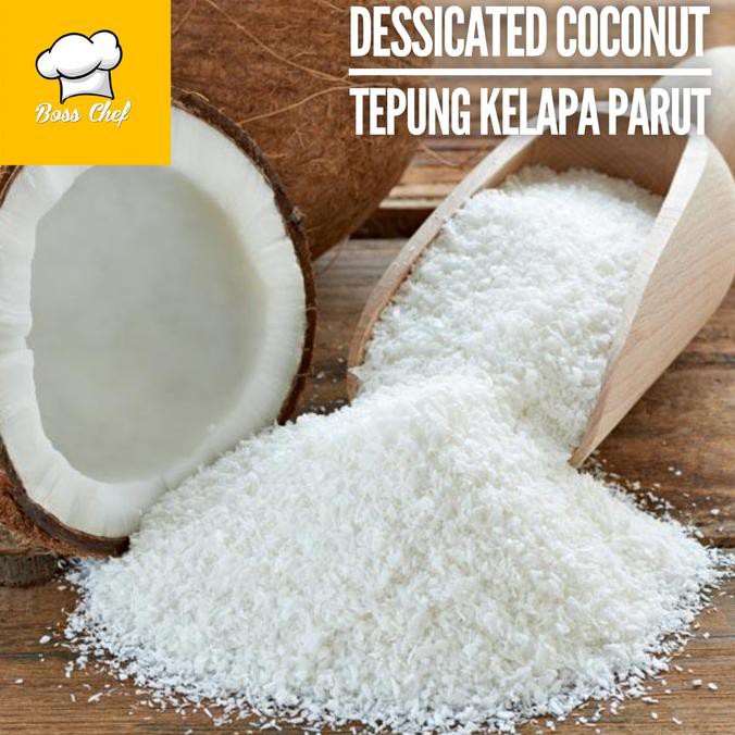 

Aseli Tepung Kelapa Parut Kering Dessicated Coconut Diet Keto 500Gr It'S Work