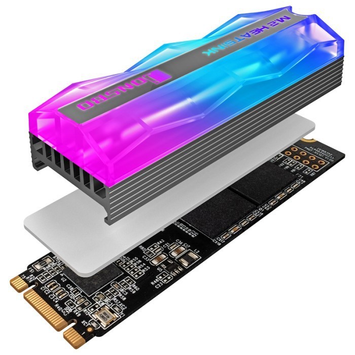 JONSBO M.2.2 Color Heatsink SSD NVMe M2 Cooling RGB