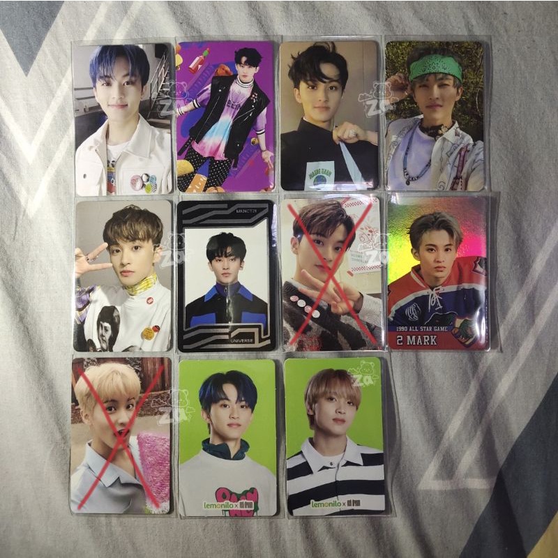 photocard pc nct mark lee hot sauce hello future sticker universe 90's love haechan lemonilo