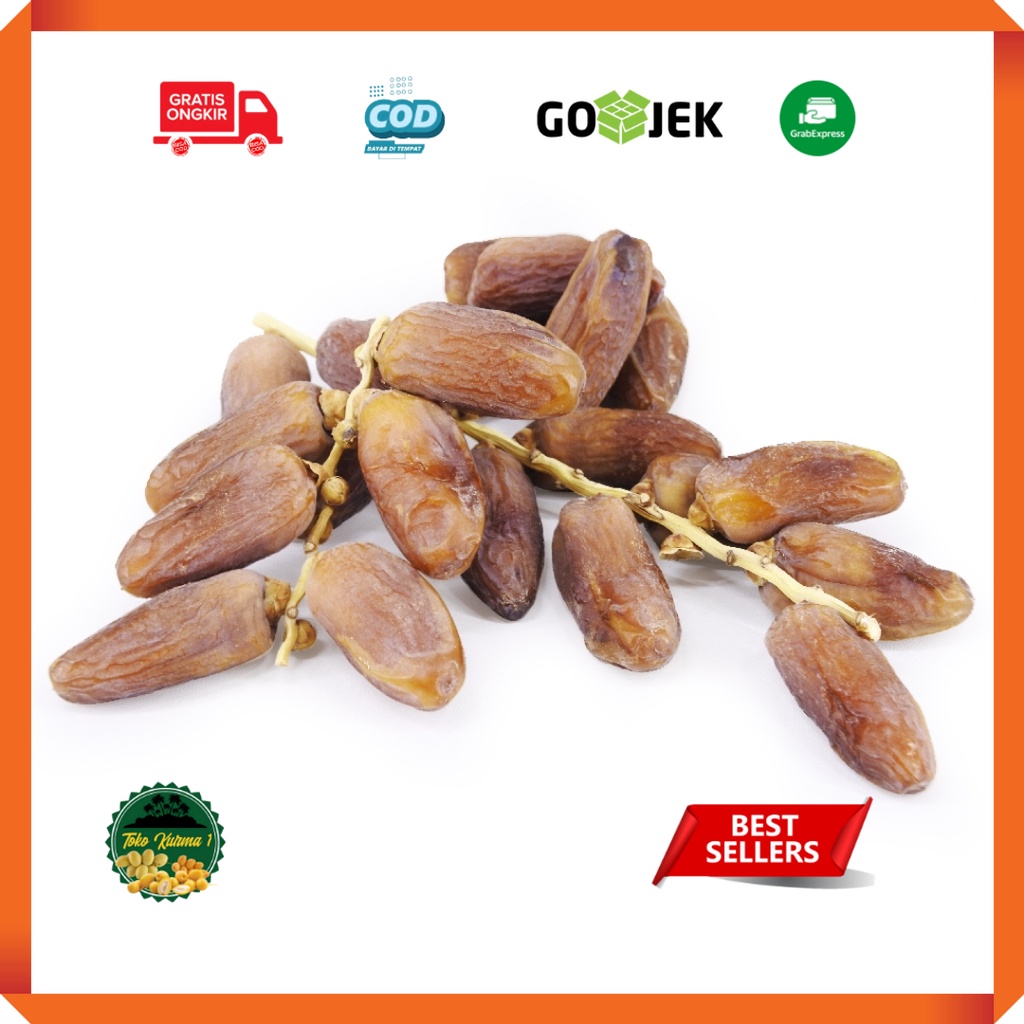 

Kurma tangkai original isi 500gr AFIA DATES/KEMASAN DUS ORIGINAL