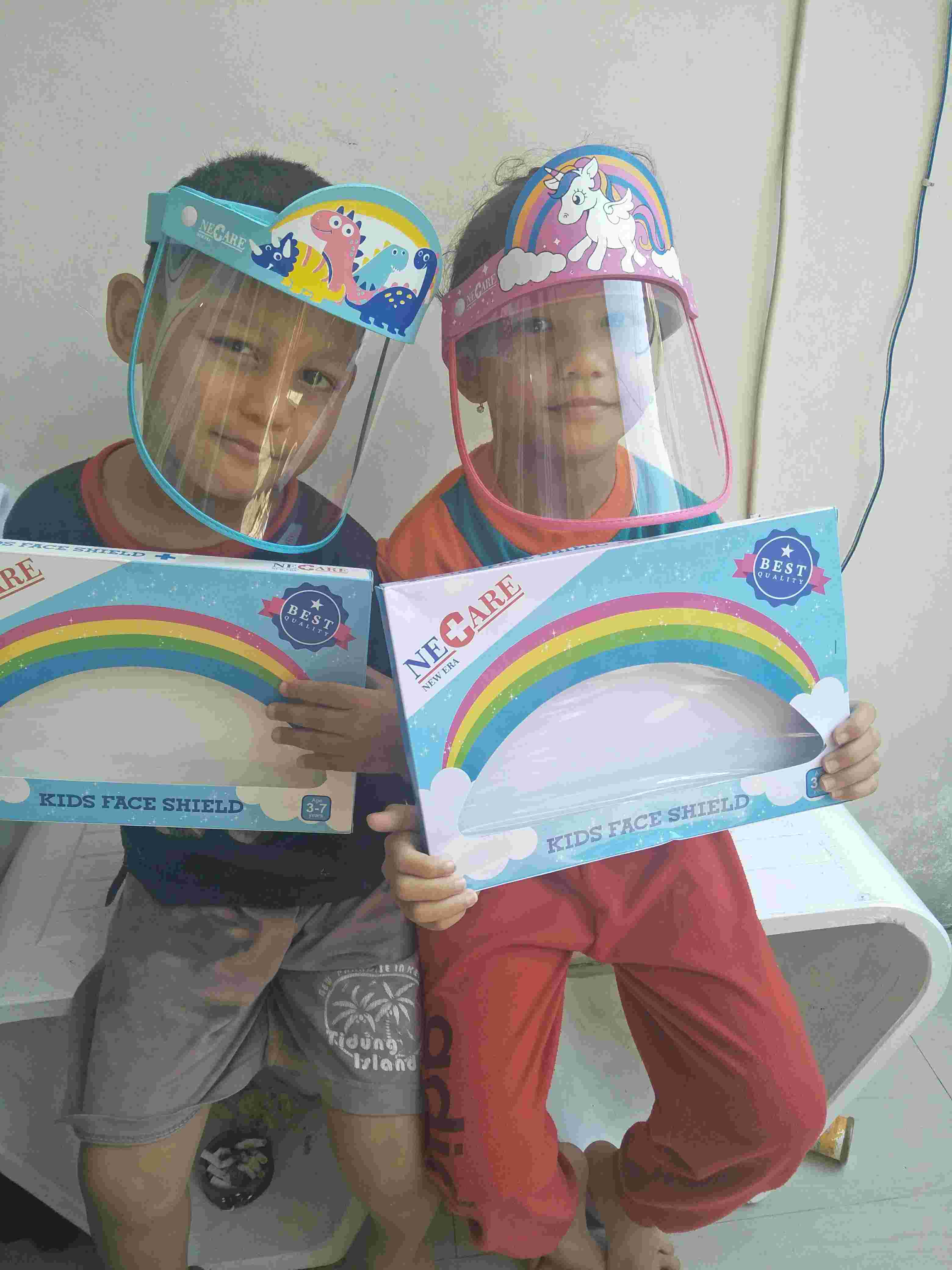 Hadir Dengan Motif Baru! Ne Care Kids Face Shield Faceshield Pelindung Wajah Anak