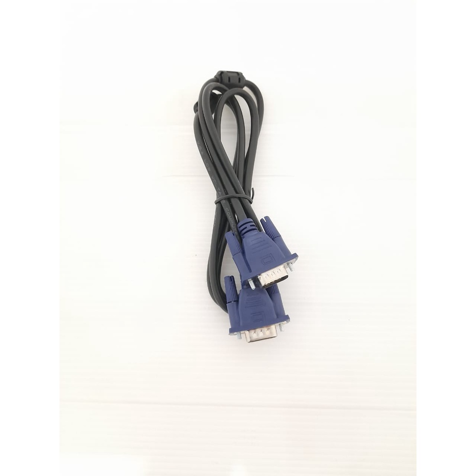 Kabel Cable VGA Male to / ke Male 1,5 Meter untuk komputer cpu monitor proyektor standard