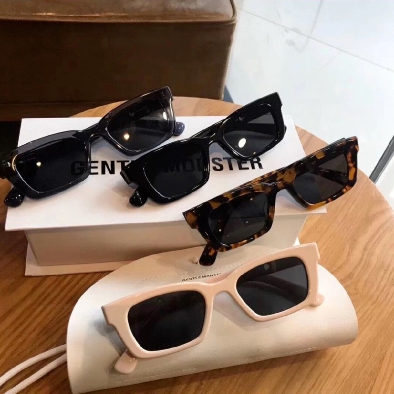 (YUZHU) TERSEDIA &amp; COD Kacamata Hitam Wanita Korean Gaya Rectangle Frame Kacamata Hitam Women Sunglasses