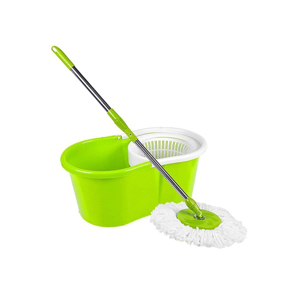 Spin Mop 360 Rotated Pelkita- Alat Pel Lantai  Alat Pel Praktis Magic Mop Atau Pel Otomatis