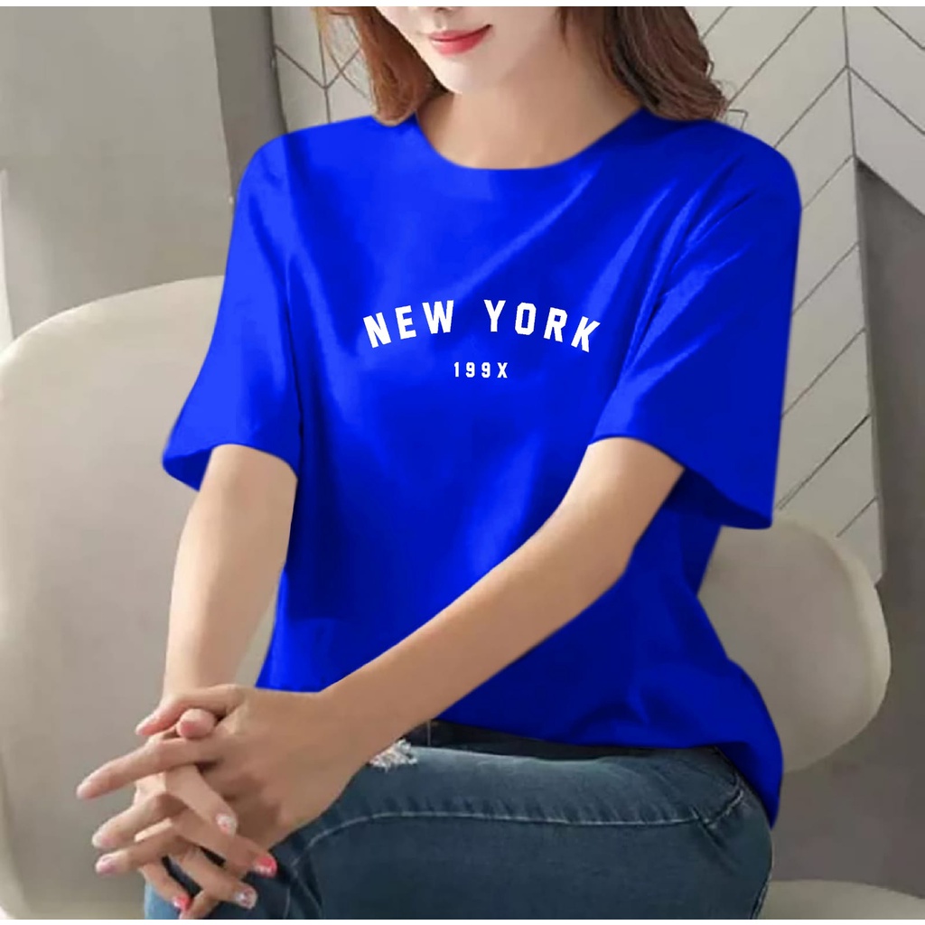 (BISA COD)~BAJU NEW YORK LENGAN PENDEK GIRL TERBARU-KAOS DISTRO WANITA KEREN LENGAN PENDEK KEKINIAN-BAJU CEWEK TRENDY TERLARIS