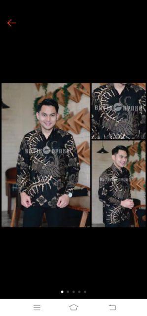 New Arrival Batik Pria Lengan Panjang Modern Jumbo Premium Terbaru Kasual Baturaden Reguler Fit