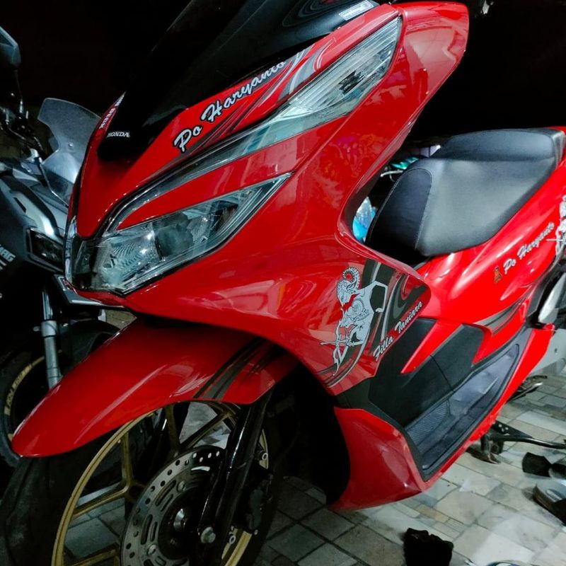 Striping Pcx lifery po Haryanto Transparan Variasi