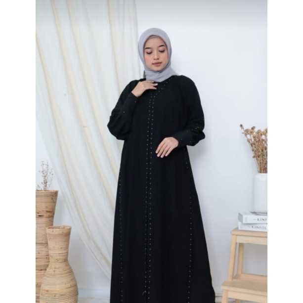 abaya dubay ratih abaya hitam jet black saudy