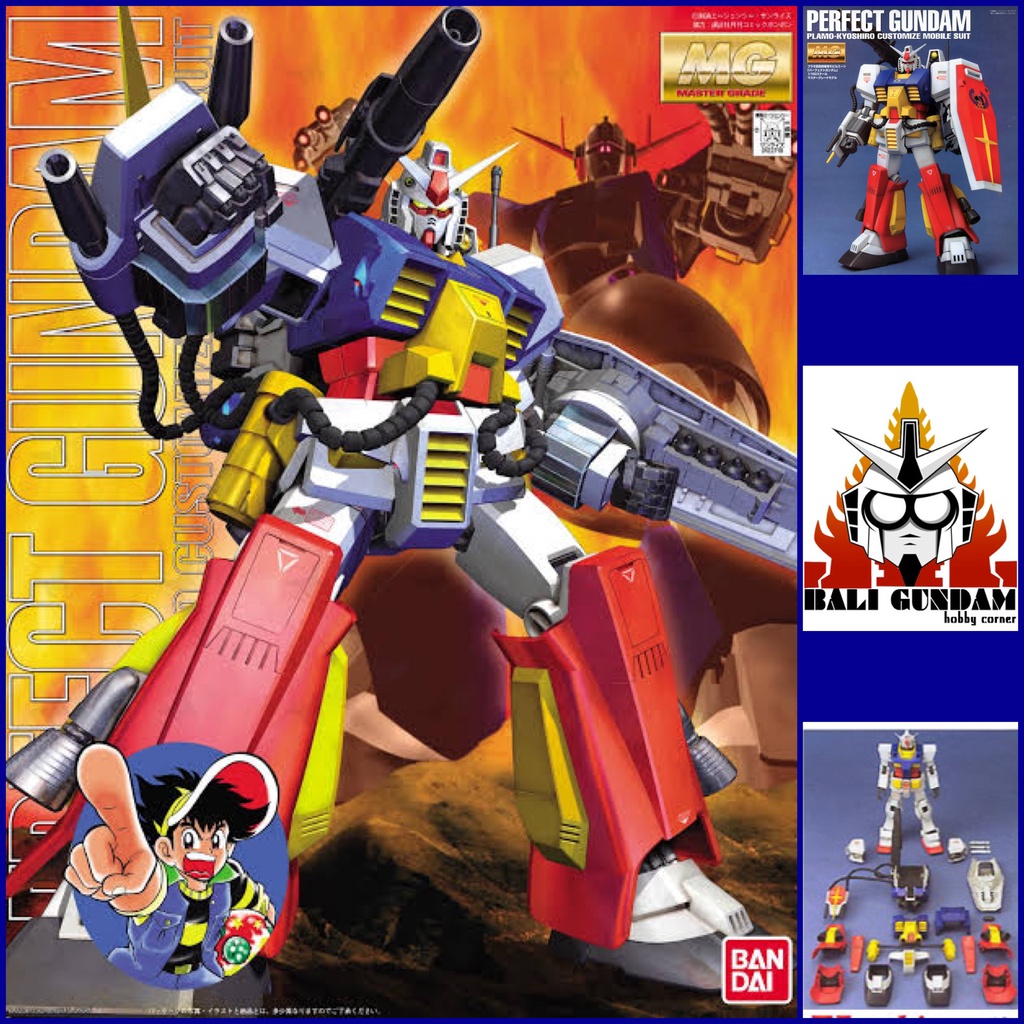 MG 1/100 PF-78-1 PERFECT GUNDAM Bali Gundam Hobby Corner Bandai Original