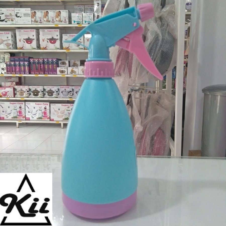 Botol Semprotan Air 400ml - Jet Sprayer Multifungsi - Botol Spray Biru