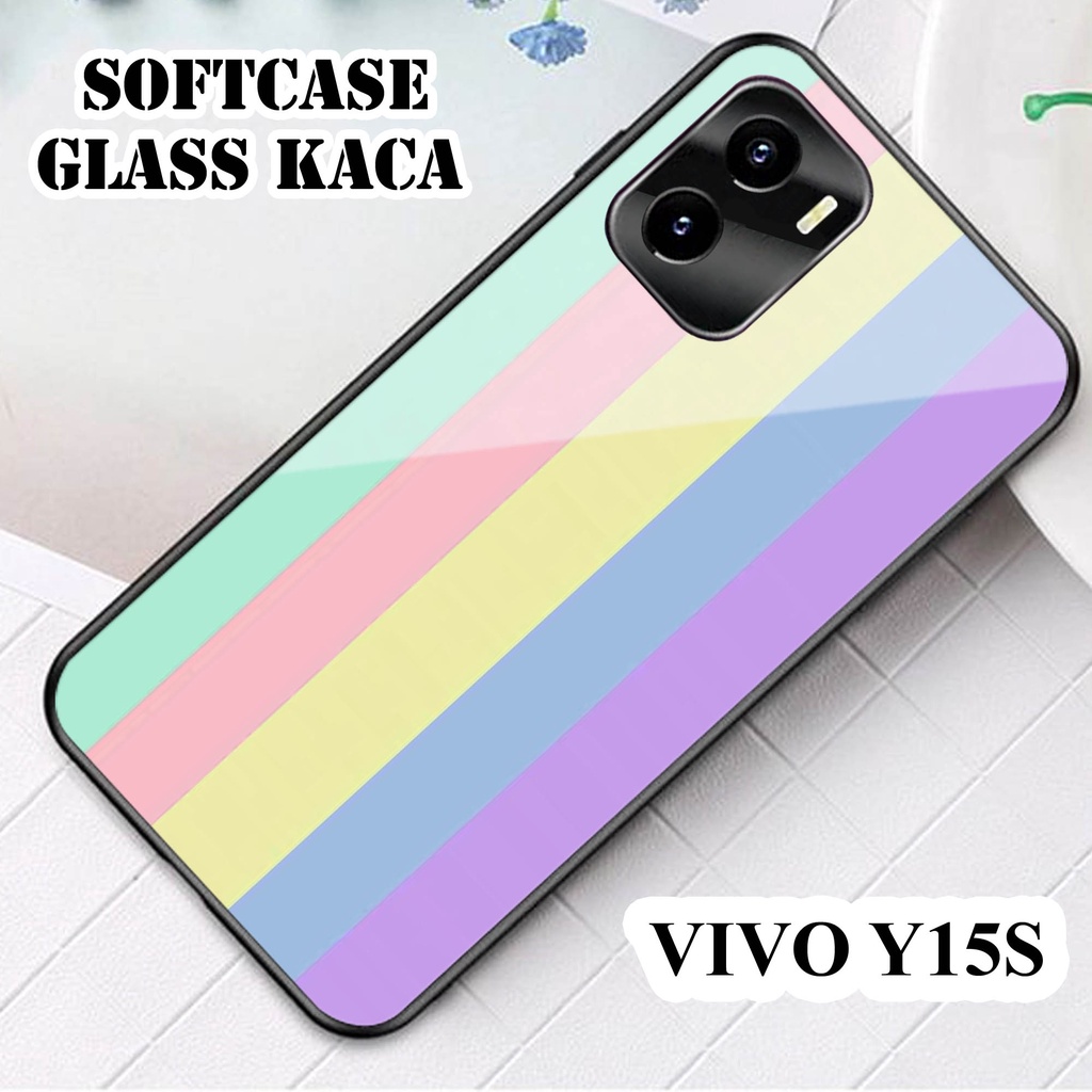 Softcase Glass Kaca VIVO Y15 S - Casing HP VIVO Y15 S[ S37].