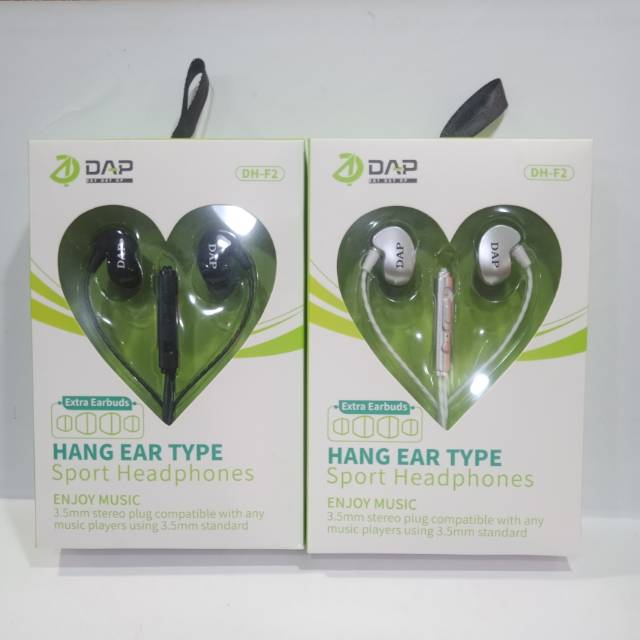 Headset DAP DH-F2 Earphone DAP HANG EAR TYPE Handsfree DAP DH-F2 Extra Bass