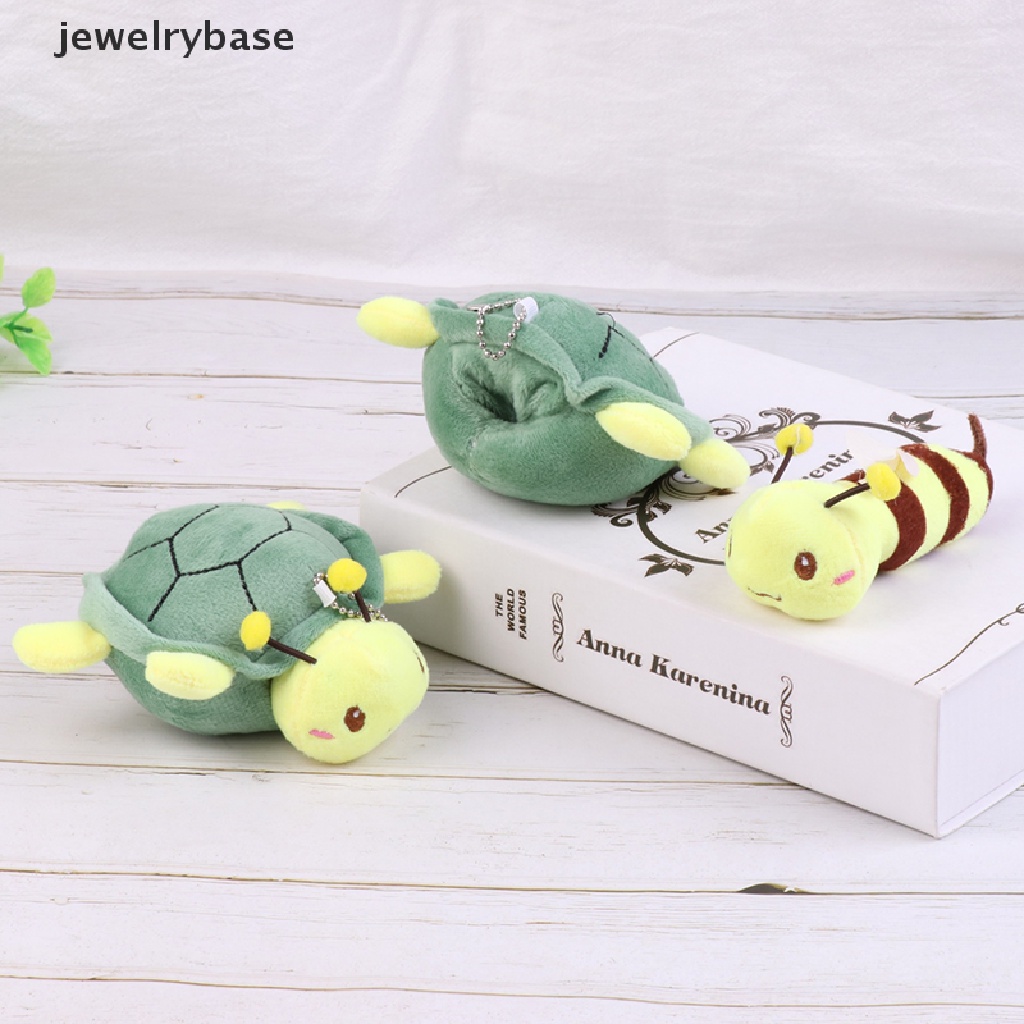 (jewelrybase) Gantungan Kunci Bentuk Boneka Kura-Kura Bahan Plush Ukuran 13CM