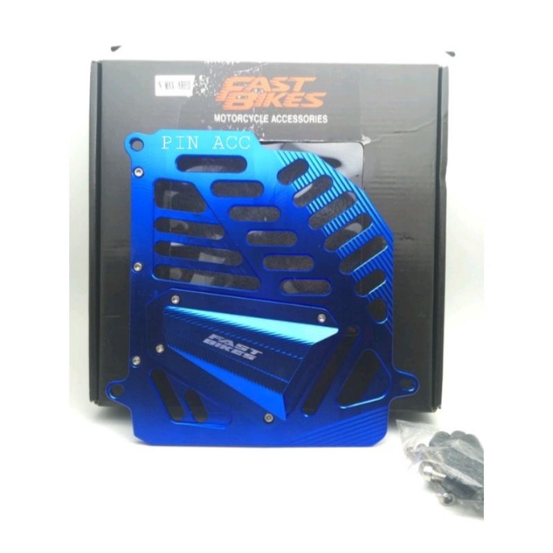 COVER TUTUP  RADIATOR FULL CNC FASTBIKES YAMAHA NMAX  - AEROX 155 - LEXI BAHAN FULL CENSI TEBAL