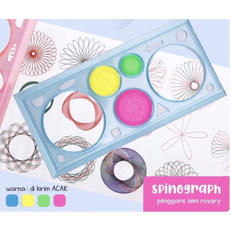 

SPINOGRAPH PENGGARIS SENI ROTARI/PENGGARIS ROTARI BUNGA