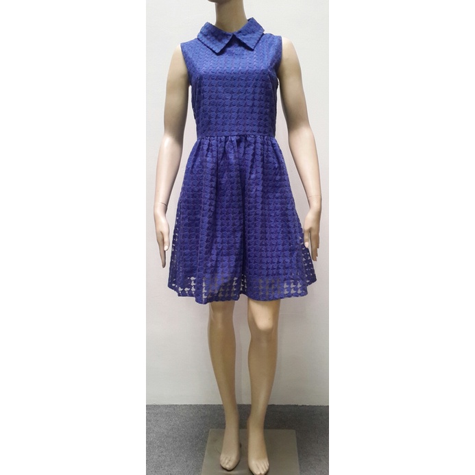 LANVIN 7617 3a Dress Import Dress Tanpa Lengan