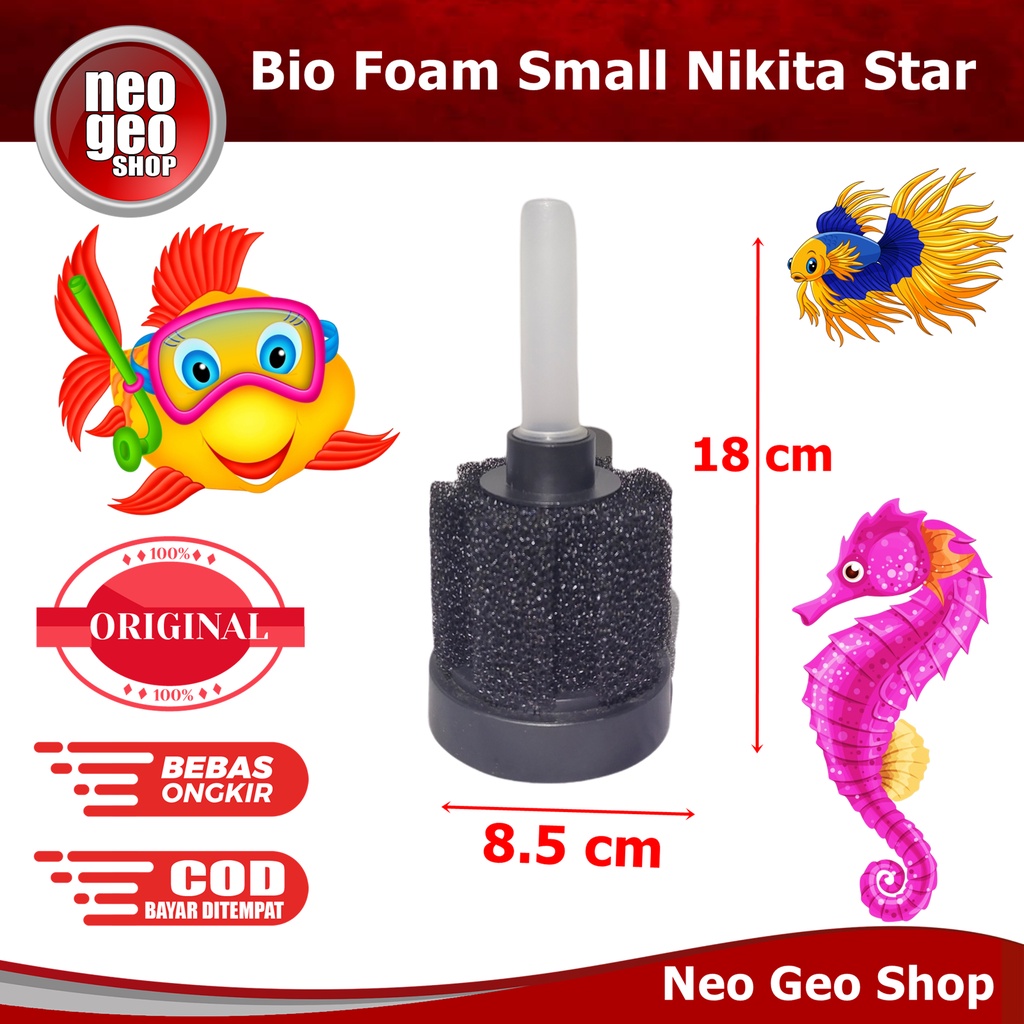 NIKITA STAR BIO FOAM SMALL Aquarium Aquascape Sponge filter