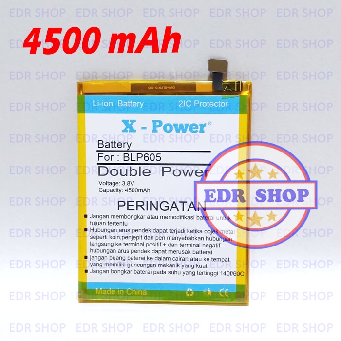 Batre Oppo F1F F1 F BLP605 Batu Battery Baterai Tanam Double Power