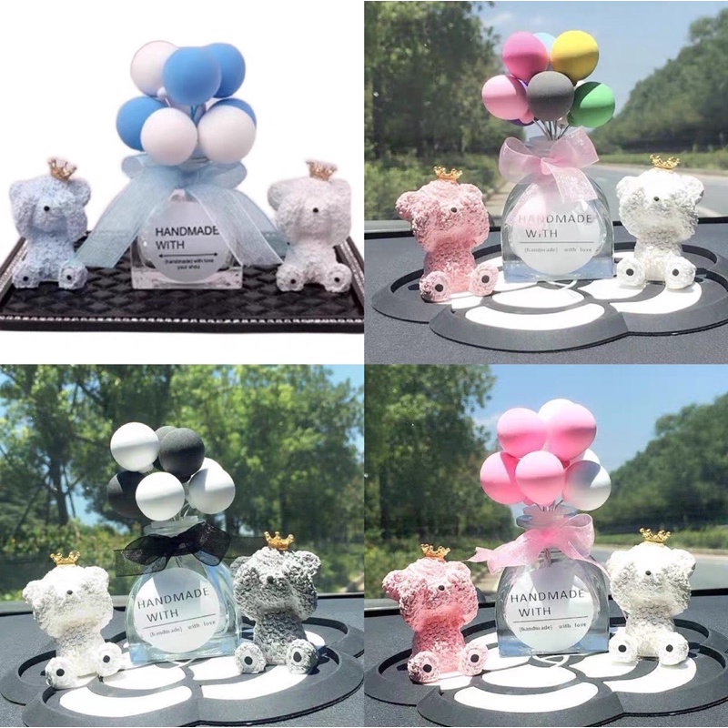 tempat parfume balon bulu mobil boneka bear beuang CLEOPATRA SCENT PARFUM MOBIL PENGHARUM RUANGAN MOBIL Boneka Lucu