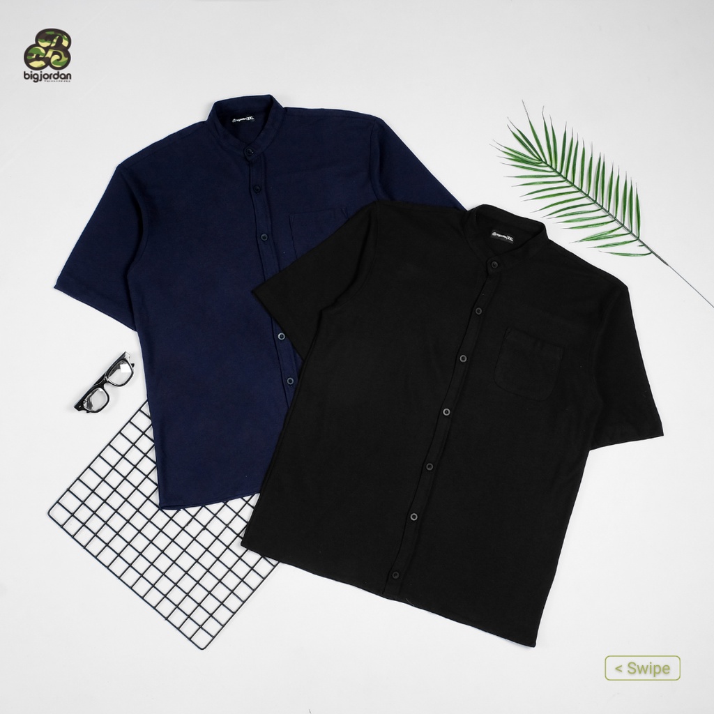 ASAUKI kemeja pique big size XXXXXL XXXXL XXXL XXL kemeja pique jumbo pria ukuran 8XL 7XL 6XL 5XL 4X