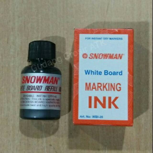 

TINTA REFILL SPIDOL WHITEBOARD SNOWMAN WBI-20 | TINTA ISI ULANG TIDAK PERMANEN