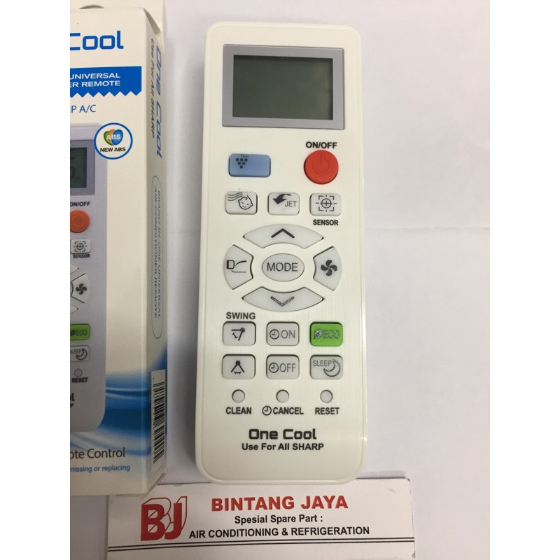 Remote ac Sharp multi / semua merk &amp; type Sharp