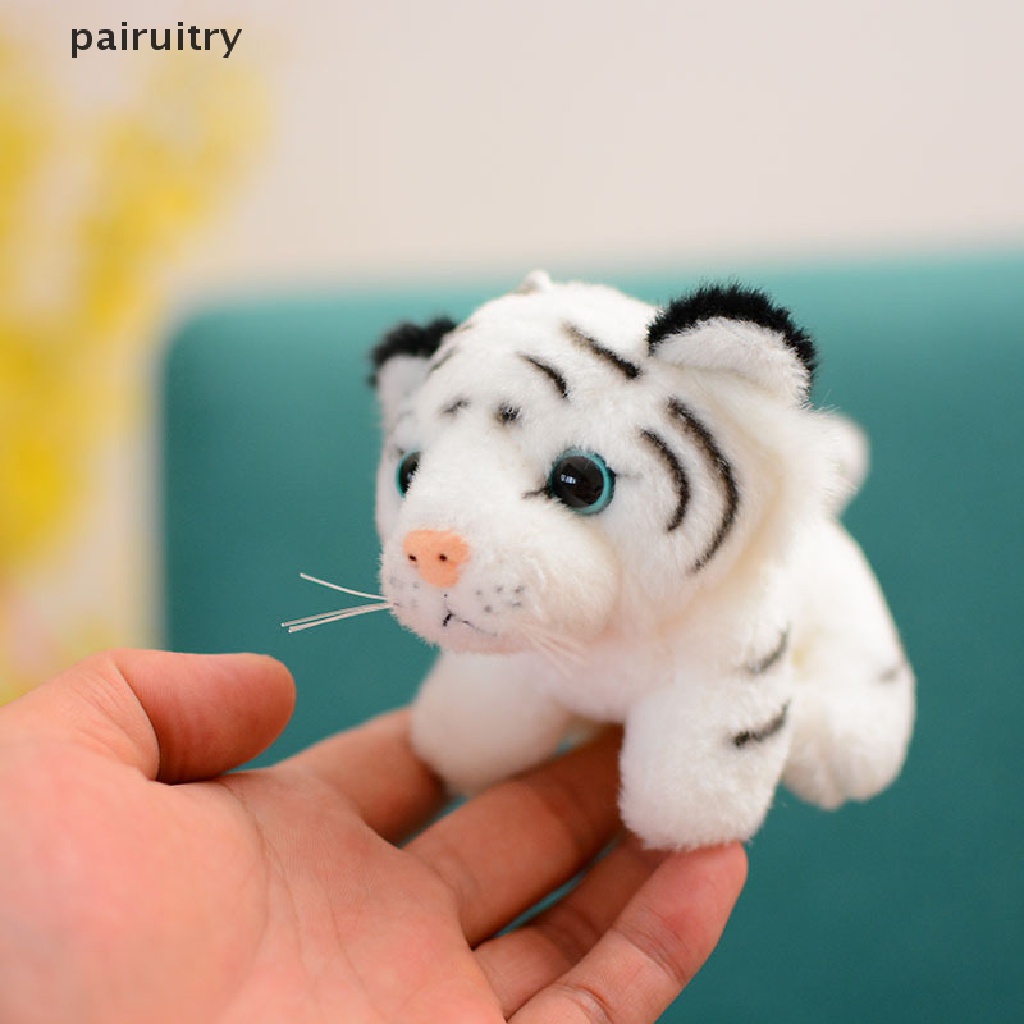 Prt Gantungan Kunci Boneka Macan Tutul Real Life 10cm Bahan Plush PRT