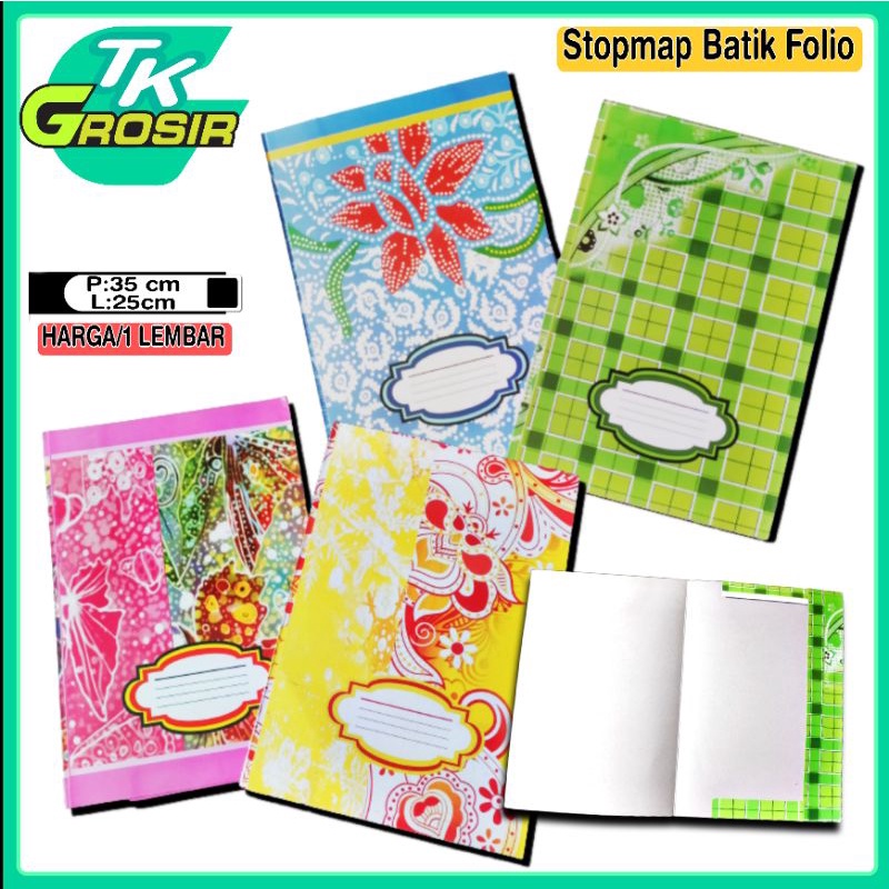 

stop map batik/map kertas folio/stop map batik folio
