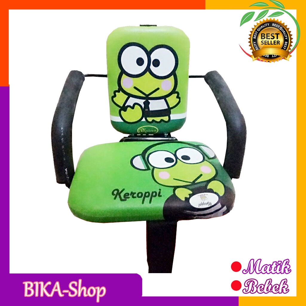 TIPE 2IN1 Promo kursi bonceng boncengan anak di sepeda motor tempat anak bayi di motor warna polos