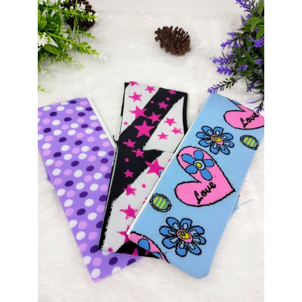 BANDANA KOREA/ BANDANA MOTIF ELEGAN HARGA/PCS