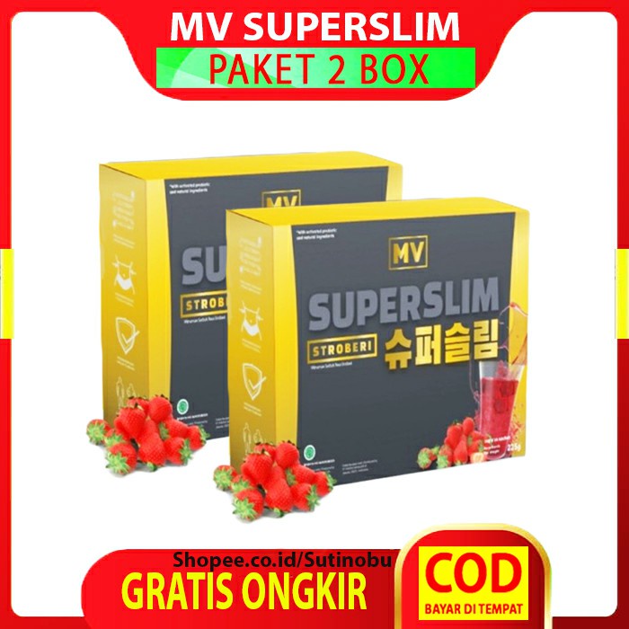 (BISA COD) MVSUPERSLIM 2 BOX Original Maria Vania MV SUPER SLIM COD