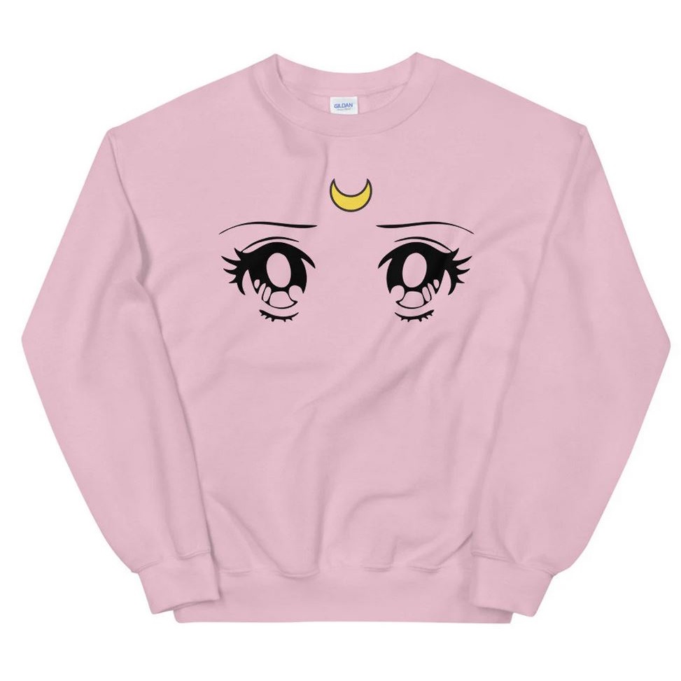 Sweater Crewneck Sailormoon Eyes Anime Manga Premium Unisex