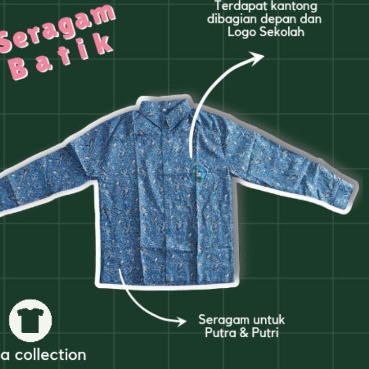 ✅Last Edition❤️ Seragam Batik SMPN 5 Tamsel (Kls 7,8,9) ❤✨
