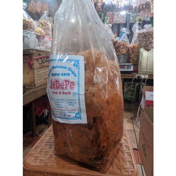 

kripca /kripik kaca 1bal kemasan 1kg