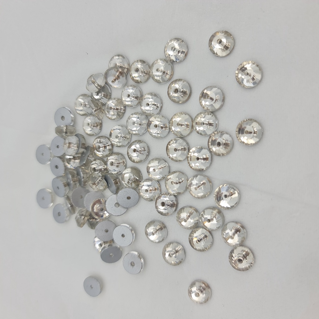 swarovski super bolong tengah bentuk bulat dijual per GROSS (144pis)