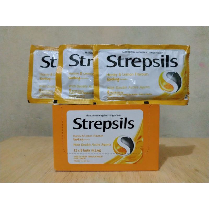 STREPSILS HONEY &amp; LEMON SOOTHING ISI 8 strepsil