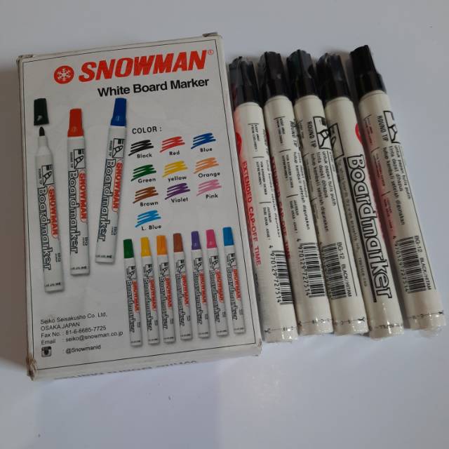 

SPIDOL SNOWMAN Whiteboard (bisa dihapus) hitam