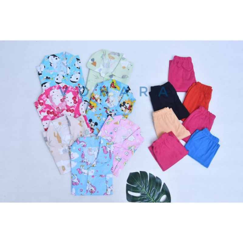 Setelan tunik catra anak (BAJU + CELANA ) stelan baju tunic dan legging