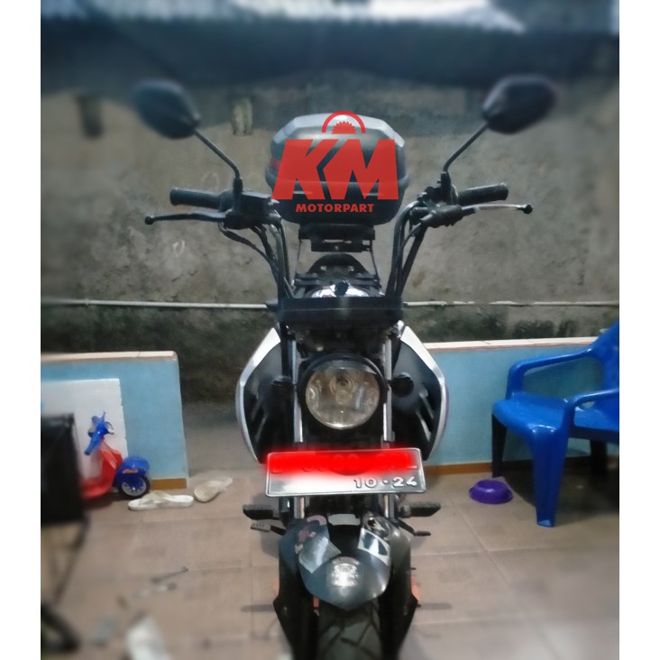 Stang CB Tinggi 30 cm Stir Setang Variasi Modif Racing Universal Motor Megapro RxKing Tiger R15 dll