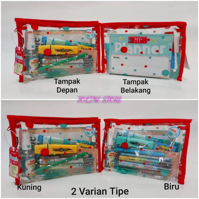 

Standard Planner Package - Paket Alat Tulis - Pulpen Set - Tempat Pensil Set