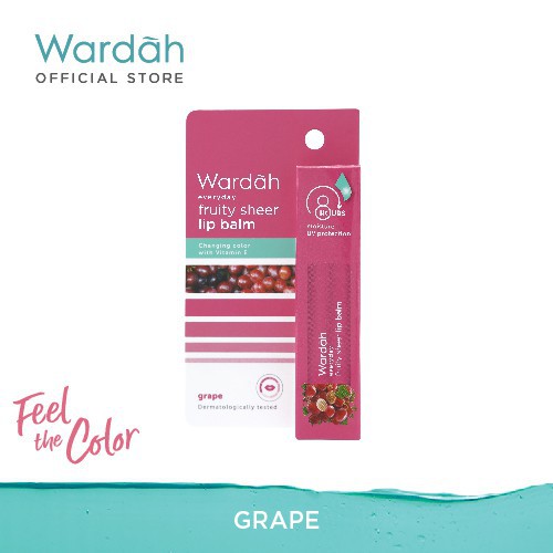 (BPOM) Wardah Everyday Fruity Sheer Lip Balm ORIGINAL