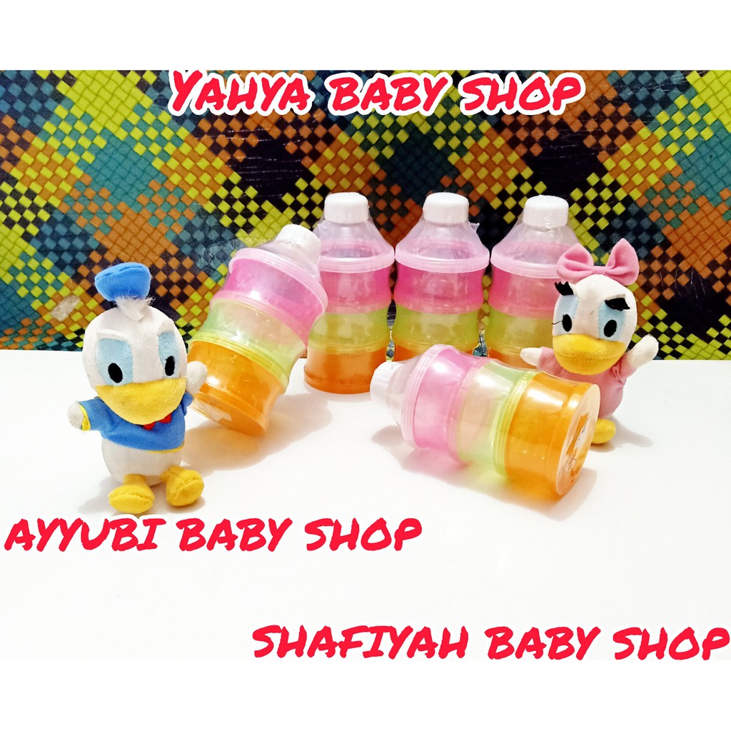 Container Penyimpanan Susu Travelling Bayi / Wadah Tempat Susu Bayi / Tempat Susu Bubuk Anak / AYYUB