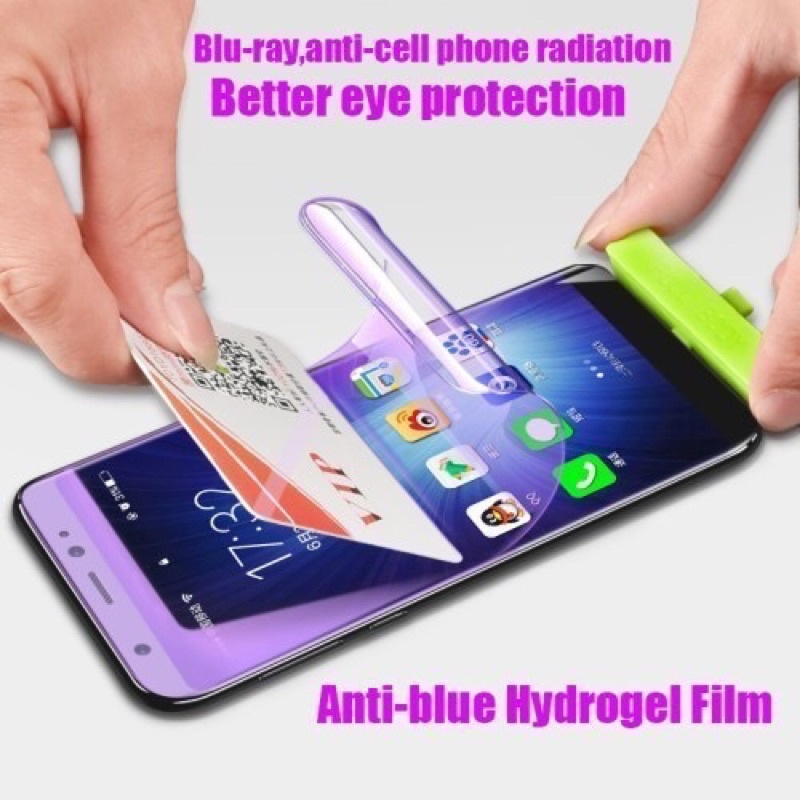 Realme 8i / Realme 8 / Realme 8 Pro / Realme 8 5G / Realme 8 Nfc Hydro Gell Blue Ray / Anti Gores Ge