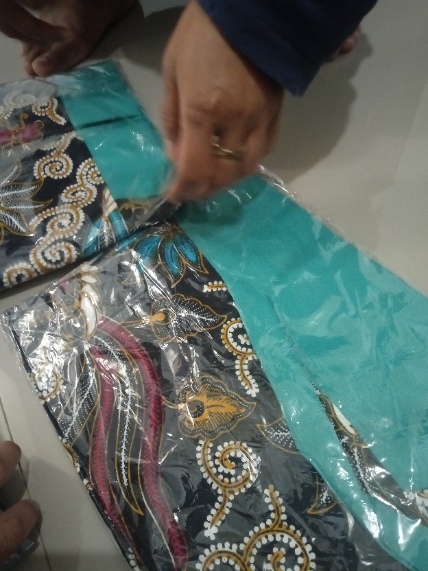 Batik Wanita Asj Sa Hrb026 Kenongo Kemeja Tosca Pendek