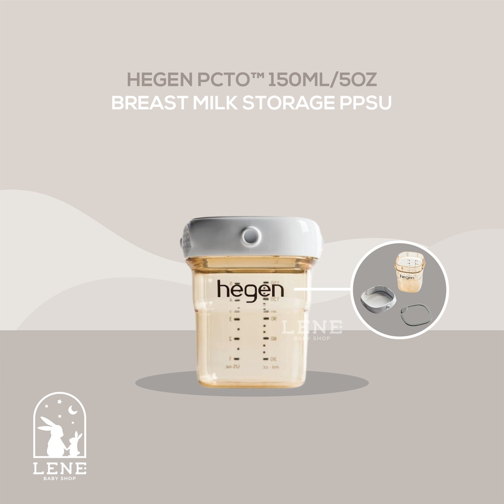 Hegen Breast Milk Storage PPSU 150ML - 1 pack Wadah MPASI