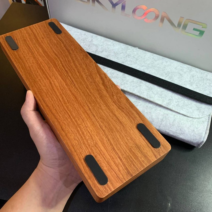 Paradox Gaming GK68X Rosewood CNC Case Bottom Shell 68