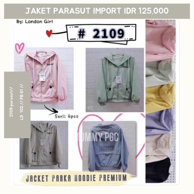 Jaket Parasut 2109 by London girl
