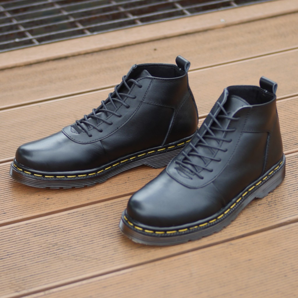 SVEND 0.2 BLACK |FORIND x Greata| Sepatu Vintage Klasik High Klasik Pria/Men Boots Original Footwear